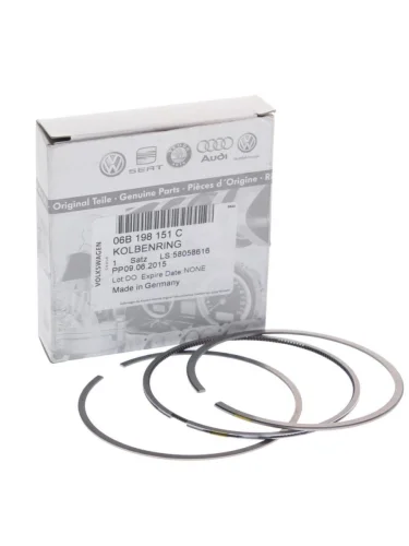 Кольца поршневые VW Golf (05),Jetta (05-10),Passat (05-10) (1.6) (BSE,BSF) d+0.00 комплект OE