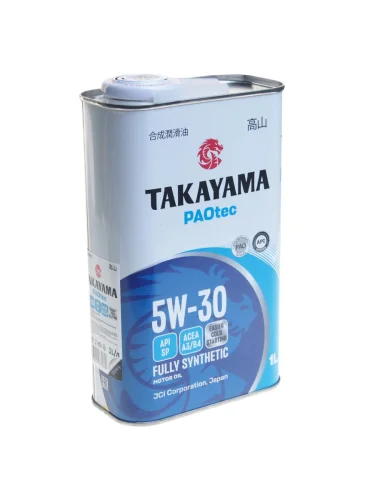 Масло моторное TAKAYAMA PAOtec A3B4SP 5W30 синт.1л