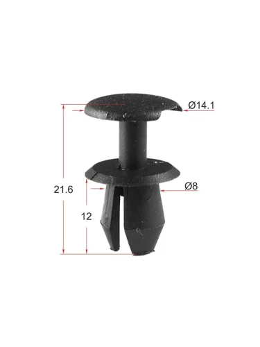 Клипса решетки радиатора VAG (1 шт.)