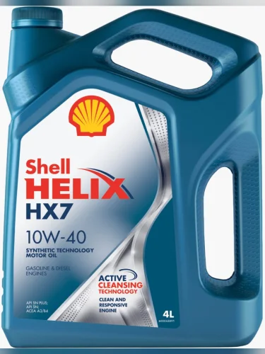 Масло моторное SHELL HELIX HX-7 10W40 A3B4SN+ псинт.4л