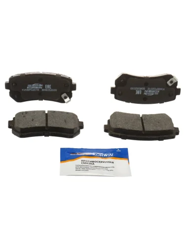 Колодки тормозные HYUNDAI Creta (16-) задние (4шт.) KORWIN