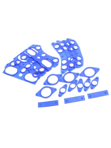 Ремкомплект ЯМЗ-238БЕ2 7511 658 головки блока (силикон  5поз.19 дет.  общая ГБЦ) КВАДРАТИС