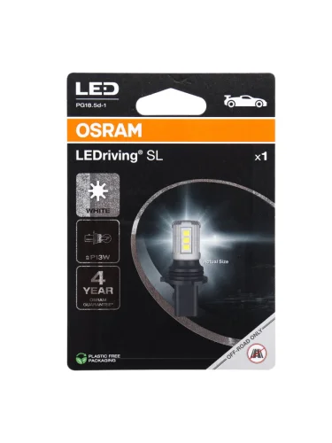 Лампа светодиодная 12V P13W PG18.5d-1 6000K блистер LED OSRAM