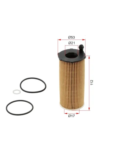 Фильтр масляный (картридж) HYUNDAI SANTA FE 18-G80 20-KIA CARNIVAL 20-SORENTO 20-K8 21- (бензин)