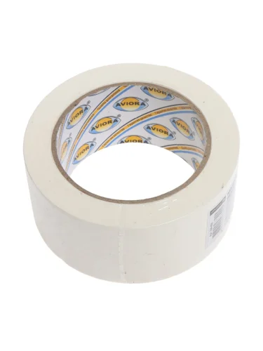 Скотч малярный 48ммx0.125мм 40м белый крепированный AVIORA