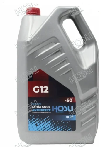 Антифриз красный 10 кг ( G12 до - 50 С ) HOSU 