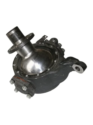 Кулак поворотный УРАЛ правый (опора шаровая 12 отверстий) в сборе с 2003г. URAL