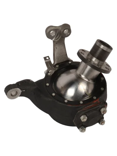 Кулак поворотный УРАЛ левый (опора шаровая 8 отверстий под рычаг 4320-2304100) в сборе URAL