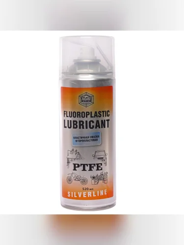 Смазка фторопластовая сухая SILVERLINE аэрозоль 520мл AGAT AVTO