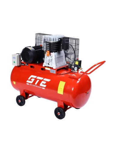 Компрессор пневматический 380В 4.0кВт 8атм. 500лмин. ресивер-200л поршн. ремен. одноступенчатый GTE