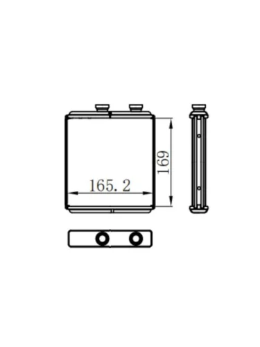 Радиатор отопителя салона MAZDA DEMIO 07-14