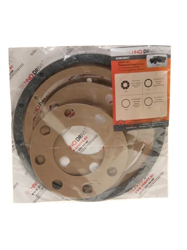 Ремкомплект УРАЛ моста переднегозаднегосреднего картонные прокладки (4 наим.) URAL