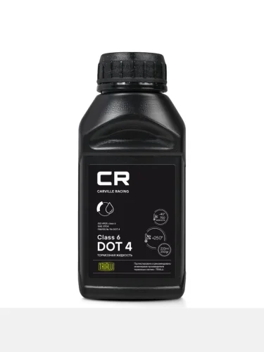Жидкость тормозная DOT-4 CLASS 6 250г CARVILLE RACING