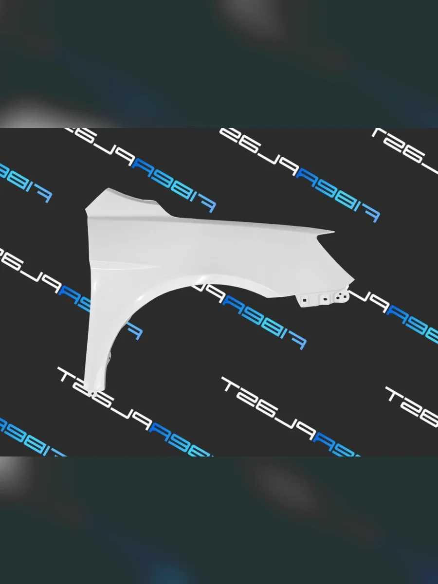 Переднее правое крыло (стеклопластик) Fiberplast Geely Emgrand EC7 хэтчбек (2009-2016)  с доставкой в г. Керчь