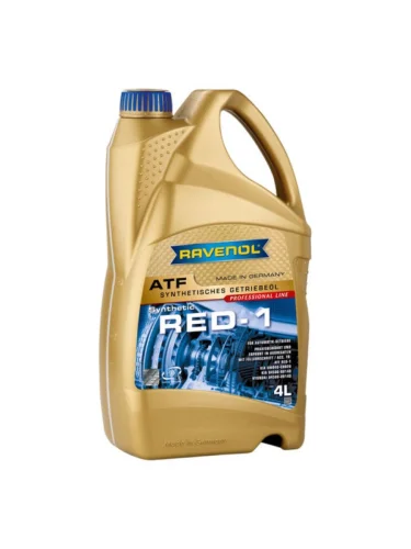 Масло трансмиссионное ATF RED-1 синт.4л RAVENOL