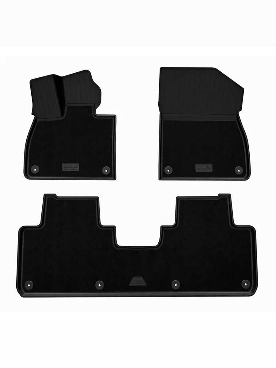 Комплект комбинированных ковриков в салон Norplast Unidec Li L6 1 (2024-2025) (черный)  в Керчи Республика Крым