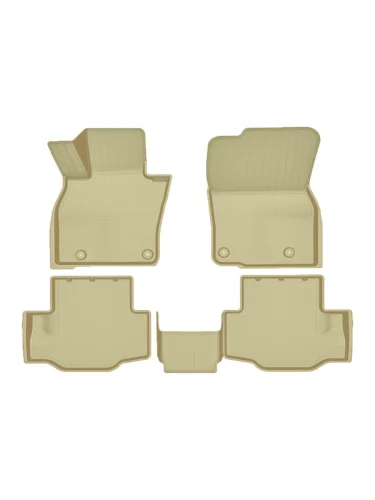 Комплект ковриков в салон (5-7 мест) Norplast Unidec (бежевый) Mazda CX-80 KL (2024-2025)