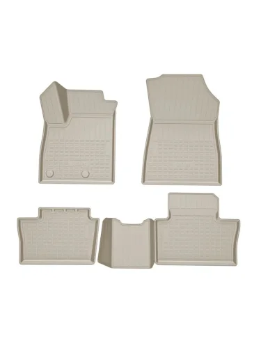 Комплект ковриков в салон Norplast Unidec (бежевый) Renault Austral RHN,HHN дорестайлинг (2022-2025)