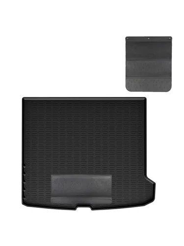 Коврик багажника (полиуретан) Norplast Unidec (черный с полиуретановым фартуком) Mercedes-Benz GLC class X254 (2023-2025)