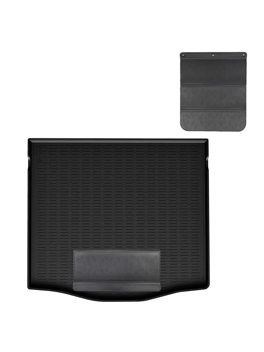 Коврик багажника (полиуретан) Norplast Unidec Opel Grandland 2 (2024-2025) (черный с полиуретановым фартуком)  в Перми Пермском крае