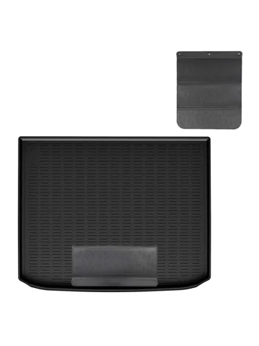 Коврик багажника (полиуретан) Norplast Unidec (черный с полиуретановым фартуком) Renault Symbioz (2024-2025)