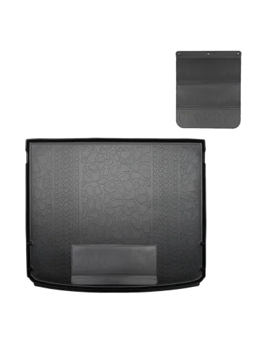 Коврик багажника (полиуретан) Norplast Unidec (черный с полиуретановым фартуком) Jetour T1 (2025-2025)
