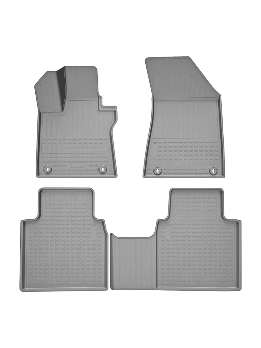 Комплект ковриков в салон Norplast Unidec MG HS 2 AS33 (2024-2025) (серый)  в Керчи Республика Крым