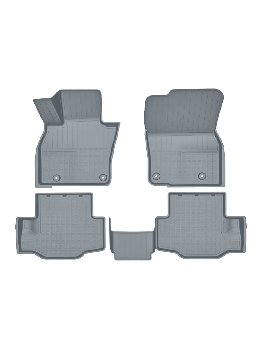 Комплект ковриков в салон (5-7 мест) Norplast Unidec Mazda CX-80 KL (2024-2025) (серый)  в Перми Пермском крае