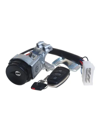 Замок зажигания ВАЗ-2110 СО в сборе ЛЮКС с выкидным ключом (активирован) НИКА