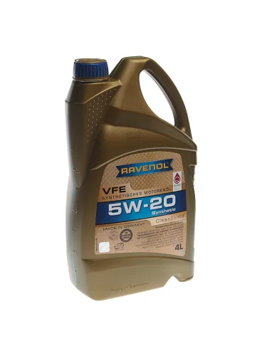Масло моторное RAVENOL VFE 5W20 синт. ILSAC GF-6A 4л