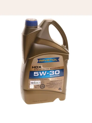 Масло моторное RAVENOL HDX 5W30 синт. ILSAC GF-7A 4л