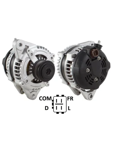 Генератор HYUNDAI IX35 2.0D 10-SANTA FE II 2.2D 09-12KIA SORENTO 2.0D 09- D4H 12V 150A