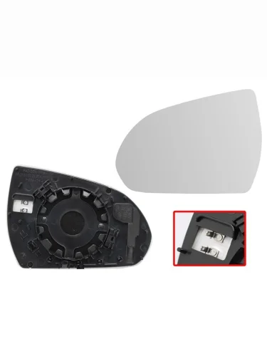 Полотно зеркала Hyundai Elantra 15-20 (Слева Обогрев)