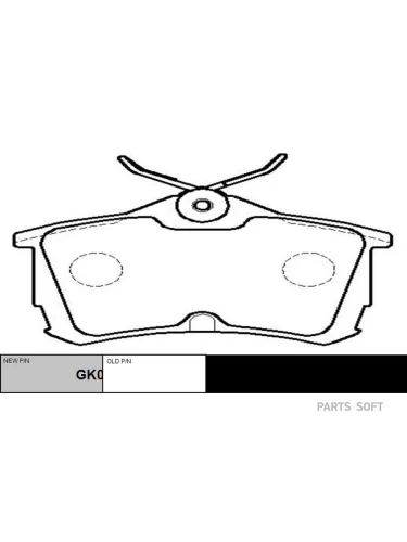Колодки тормозные Honda Accord (CL) 03-08 задние CTR CKHO-63