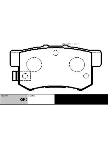 Колодки тормозные Honda Civic 97-  (FD  FA) 06-  Accord 89-08; Suzuki SX4 06- задние CTR CKHO-8