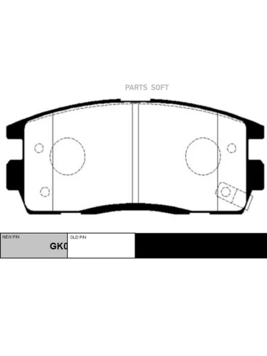 Колодки тормозные Chevrolet Captiva 06-; Opel Antara 06- задние CTR CKKD-19