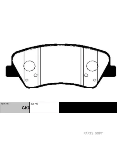 Колодки тормозные Hyundai Elantra 11-  Kia Ceed (JD) 12-  Kia Sorento 09-  Cerato 13- передние CTR CKKH-44