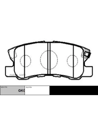 Колодки тормозные Mitsubishi ASX 10- Outlander XL 06-12 Pajero 00-07; Citroen; Peugeot задние CTR CKM-10