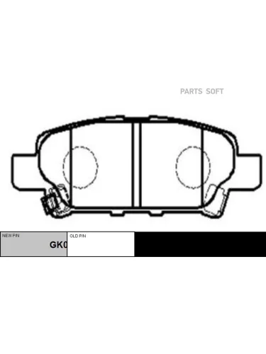 Колодки тормозные Mitsubishi Lancer (CS  CY) 03-  Outlander 06-12  Galant 07- задние CTR CKM-31