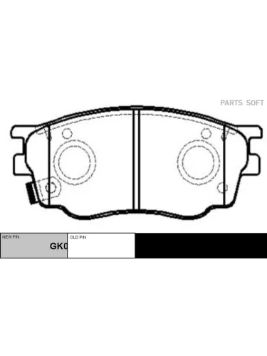 Колодки тормозные Mazda 6 (GG) 02-08 передние CTR CKMZ-9
