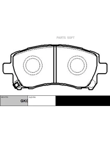 Колодки тормозные Subaru Forester (SF) 97-  Impreza 96-  Legacy 95-03 передние CTR CKSU-1