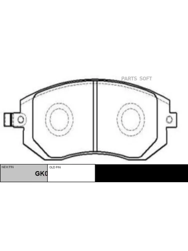 Колодки тормозные Subaru Forester 02- Impreza 00- Outback 03-14 XV 12-17 передние CTR CKSU-4