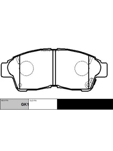 Колодки тормозные Toyota Camry (V10  V20) 91-  Corolla (E90)  Carina E 92- передние CTR CKT-1