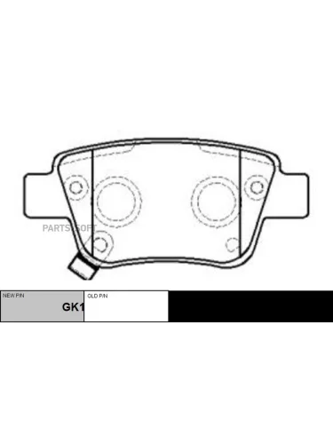 Колодки тормозные Toyota Avensis (T250) 03-08  Corolla Verso 04-09 задние CTR CKT-156