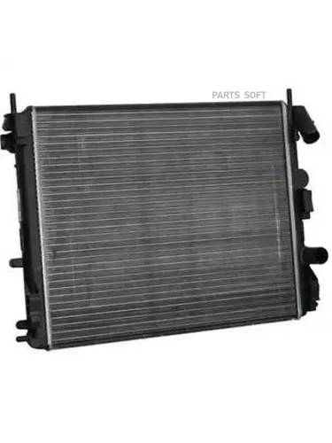 Радиатор системы охлаждения 480x415x23mm DACIA: LOGAN 1.41.6i 04- SANDERO 1.41.6i 08- RENAULT: CLIO II 1.2-1.6i 00- KANGOO 00- с кондиционером