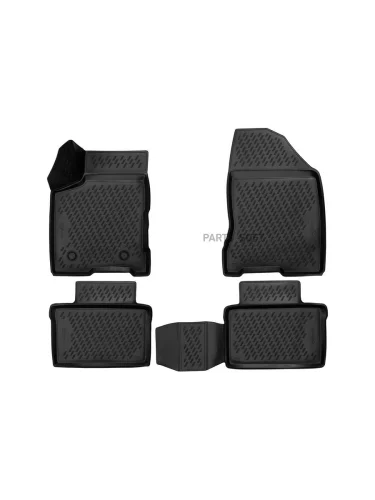 Коврики 3D в салон LADA Vesta  2015->  4 шт. (ПУ  повышенная износостойкость)