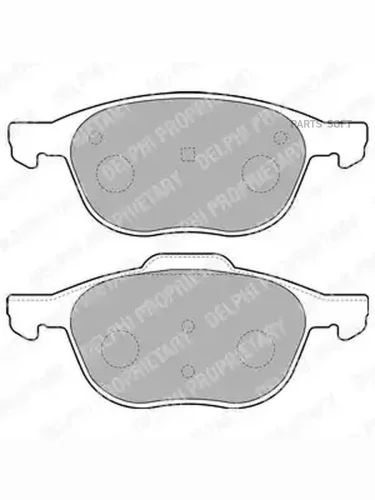 Колодки тормозные передние FORD Focus  Focus C-Max  Kuga  MAZDA 3  5  VOLVO C30  C70  S40  V50