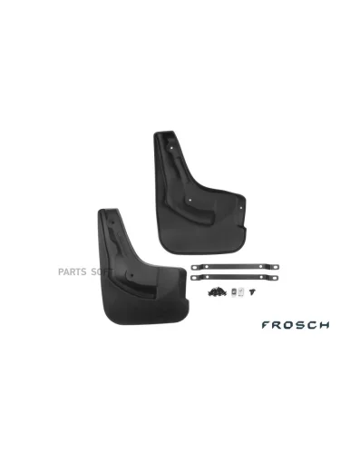 Брызговики задние FORD Focus 3  2015->  седан 2 шт. (полиуретан)