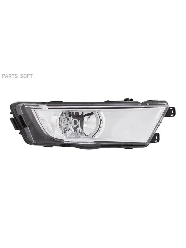 Фара противотуманная R SKODA OCTAVIA 13- хром