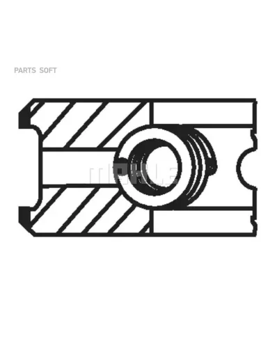 Кольца dm.84.00 STD [1.2-1.5-2.0] 1 ПОР.